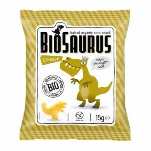 Chrupki kukurydziane serowe Bio15 g małe BioSaurus