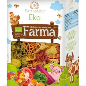 Makaron (semolinowy z susz. warzywami)dla dzieci FARMA Bio 250 g Bartolini