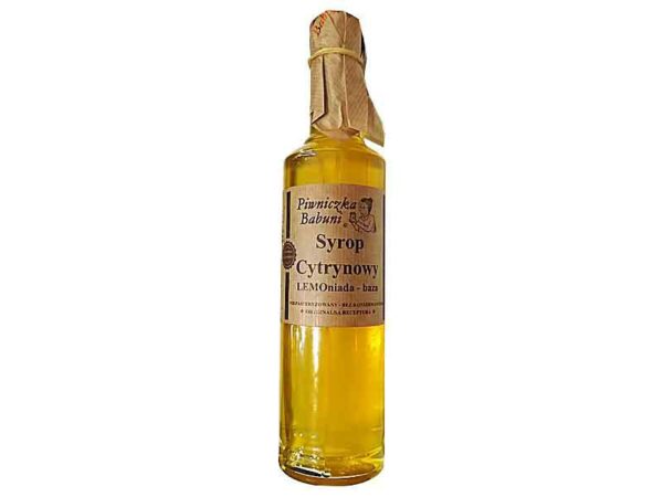 Syrop Cytrynowy 500 ml Piwniczka Babuni
