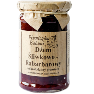 Dżem Śliwkowo-Rabarbarowy,290 gPiwniczka Babuni