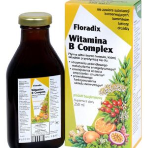Witamina B Complex w płynie bezglutenowy 250 ml SALUS (FLORADIX)