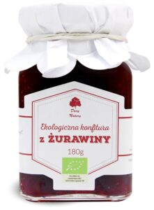 Konfitura z żurawiny BIO 180 gDARY NATURY