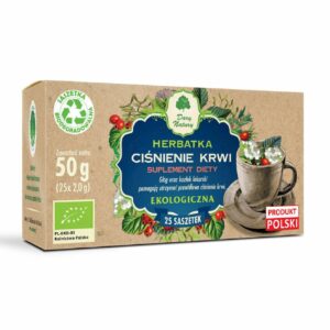 Herbata Ciśnienie krwi BIO 25 x 2 gsuplement diety DARY NATURY
