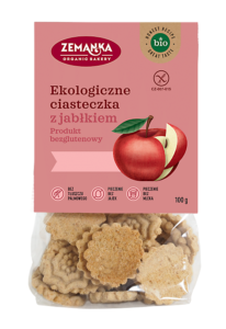 Ciastka z jabłkiem bezglutenowe BIO 100g - ZEMANKA