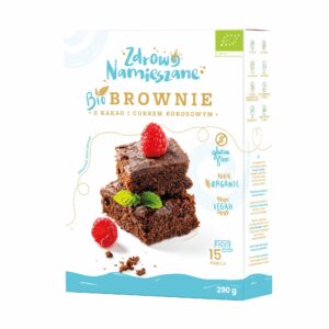 BROWNIE z kakao i cukrem kokosowym BIObezgl. 290 g ZDROWO NAMIESZANE