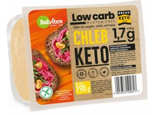 Chleb krojony KETO o obniżonej ilości węglowodanów bezglutenowy 190 g BALVITEN