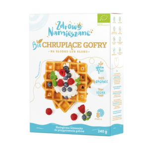 Chrupiące GOFRY na słodko lub słono BIObezgl. 240 g ZDROWO NAMIESZANE
