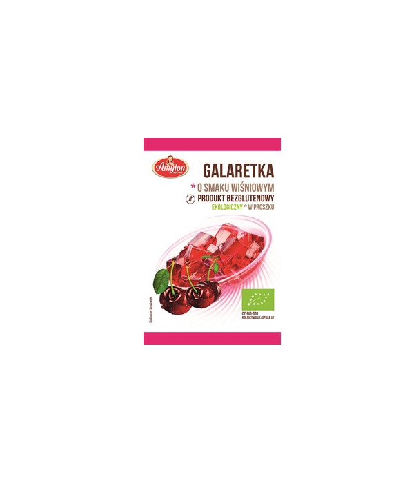 Galaretka wiśniowa bezglutenowa 40 g Bio Amylon. PROMOCJA