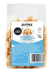 Groszek ptysiowy bez dodatków cukrów bezglutenowy 50 g GLUTENEX