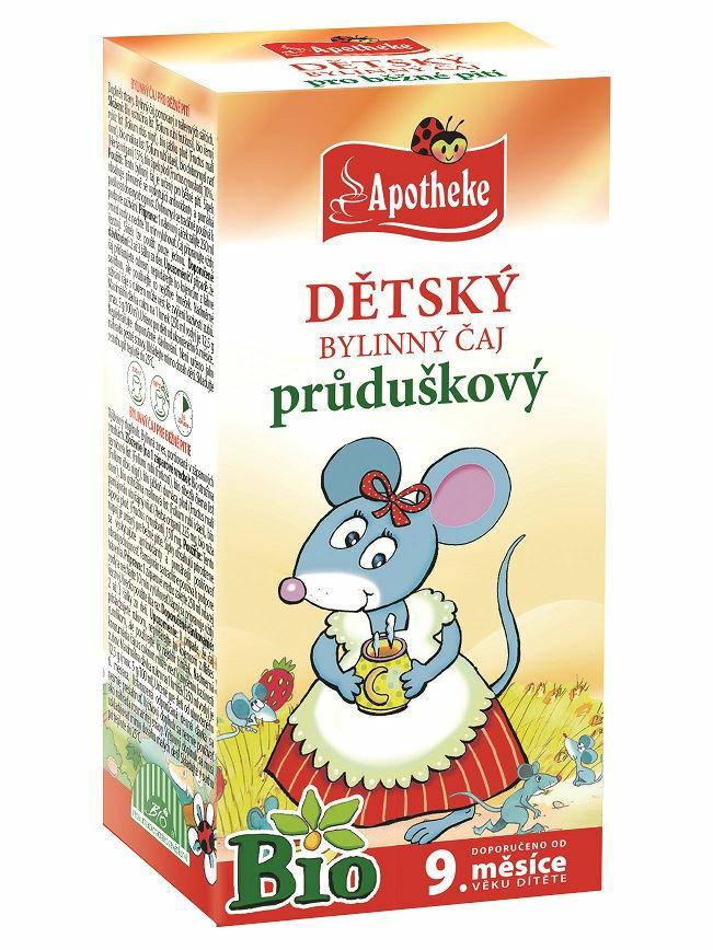 Herbatka dla dzieci - na oskrzela BIO (20 x 1,5g) 30 g APOTHEKE