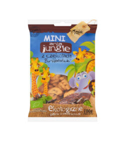 Herbatniki mini jungle z czekoladą 100 g Bio Ania