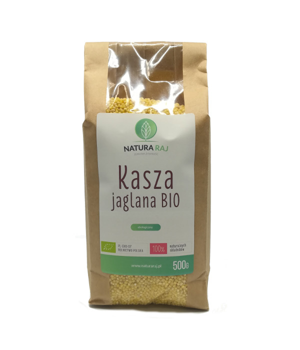 Kasza jaglana (Polska) 500 g BioNaturaRaj/ op. 7 szt.,