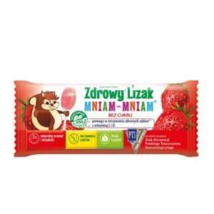 Lizak zdrowy truskawka z witaminą C ,DMniam-Mniam  6 g