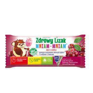 Lizak zdrowy wiśnia musująca 12 witamini 2 minerały 6 g Santini