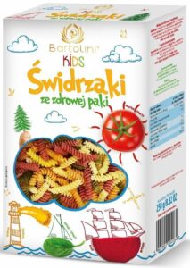 Makaron 5 smakowy dla dzieci ŚWIDRZAKI250g - BARTOLINI