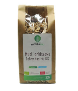 Musli orkiszowe Dobry Nastrój 300 g BioNaturaRaj /op.7 szt