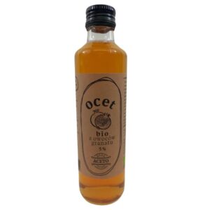 Ocet z owoców granatu BIO Aceto Fruit 250 ml Niefiltrowany, Żywy z Matką Octową