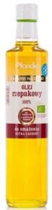 Olej z zarodków rzepaku do smażenia Extra łagodny 500 ml BIO Olandia