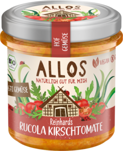 Pasta warzywna z pomidorami cherry i rukolą  bezglutenowa BIO 135 g ALLOS