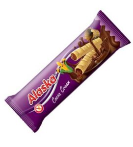 Rurki kukur. nadziewane kakaowe BEZGL.18 g ALASKA