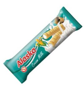 Rurki kukur. nadziewane mlkecznym krememBEZGL. 18 g ALASKA