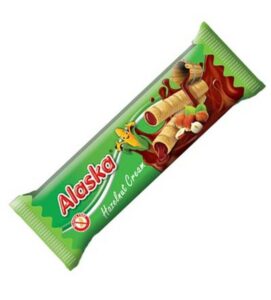 Rurki kukur. nadziewane orzechowe BEZGL.18 g ALASKA