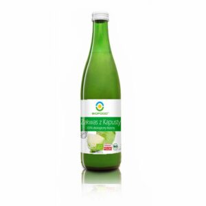 Zakwas z kapusty 100% kiszony 500 ml BIOBioFood