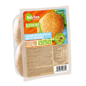 Bułki do hamburgerów z sezamem bezglutenowe2 szt. 140 g BALVITEN