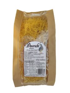 Makaron Dworski z mąki orkiszowej 250 g Nitka z 24 jaj przepiórczych