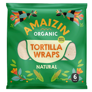 Tortilla Wraps BIO 6 szt. 240 g AMAIZIN