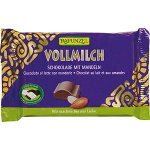 Czekolada mleczna z migdałami 100 g BIORAPUNZEL