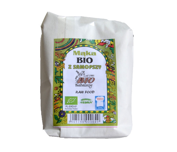 Mąka z samopszy typ 1850 , 0,50 kg Bio,Babalscy