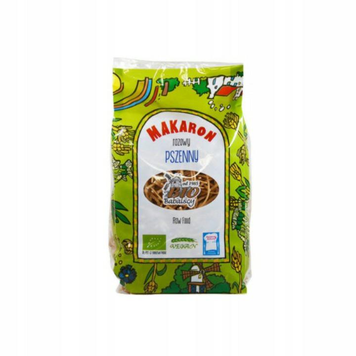 Makaron razowy pszenny nitka 400g BIO BioBabalscy