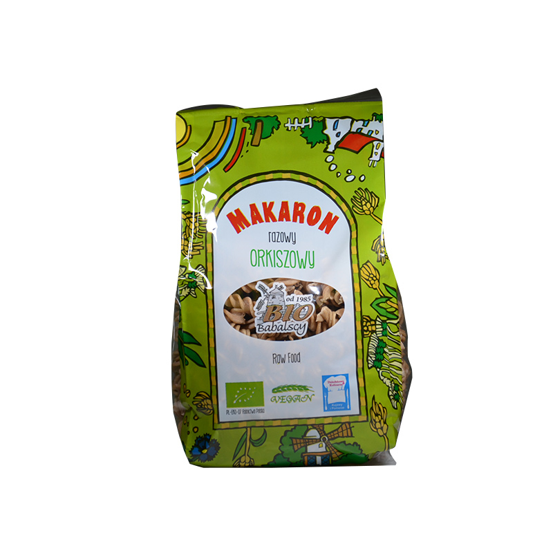 Makaron z płaskurki świderki 400 g Bio, BioBabalscy,
