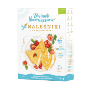 NALEŚNIKI z mąką gryczaną BIO bezgl. 200 g ZDROWO NAMIESZANE