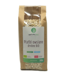 Płatki owsiane drobne 300g Bio NaturaRaj /op. 7 szt., Termin przydatności 18.12.2026