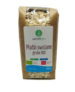 Płatki owsiane grube 300 g Bio NaturaRaj /op. 7 szt., Termin przydatności 31.12.2026