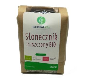 Słonecznik łuszczony 300 g Bio NaturaRaj /op. 7 szt., Termin przydatności 31.12.2026
