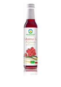 Syrop malina&agawa 0,25 l BIO BioFood, termin przyd. 08.11.2026